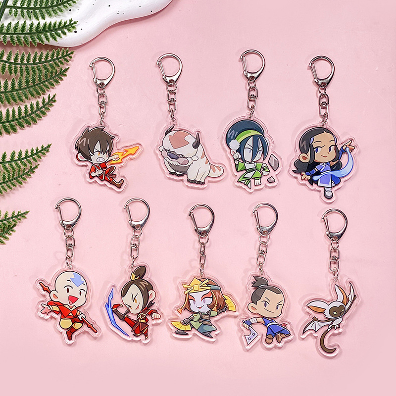 Cross-Border Avatar: the Last Airbender Merchandise Acrylic Keychain Bag Pendant Backpack Key Decoration