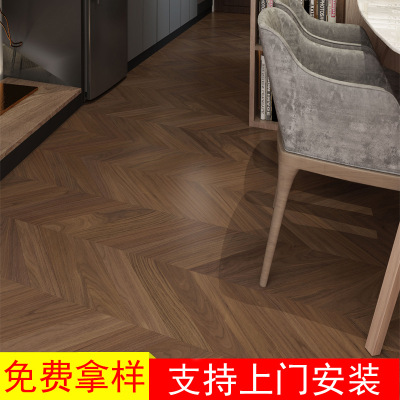 goods in stock classical household bedroom wear-resisting White oak Fishbone Herringbone solid wood multi-storey reunite with Wood floor 15mm