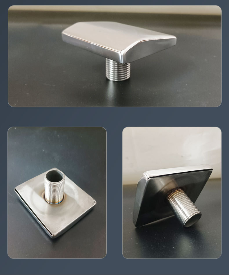 The hidden bottom plate of the hot spring bath basin, the stainless steel water outlet, the foot bath basin, the bathtub and the swimming pool faucet undefined
