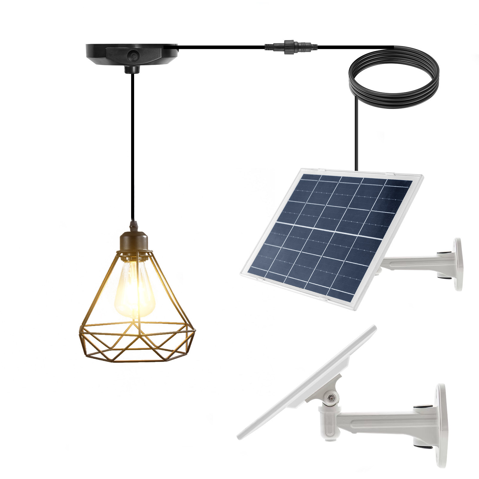 ceiling lamp solar-powered