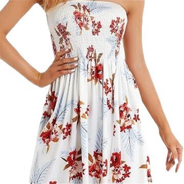 2025 Amazon European and American Cross-Border Plus-Size Strapless Hot-Selling Long Dress Summer Beach Strapless Dress Style