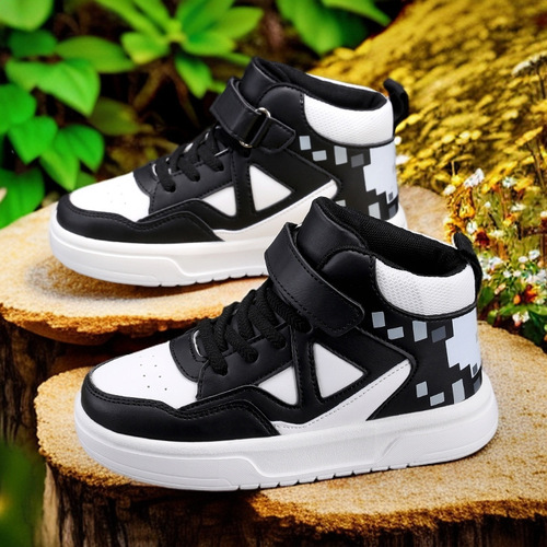 Children's board shoes 6-12 years old boys flat casual shoes girls medium height fashionable wear-resistant anti-slip children's shoes