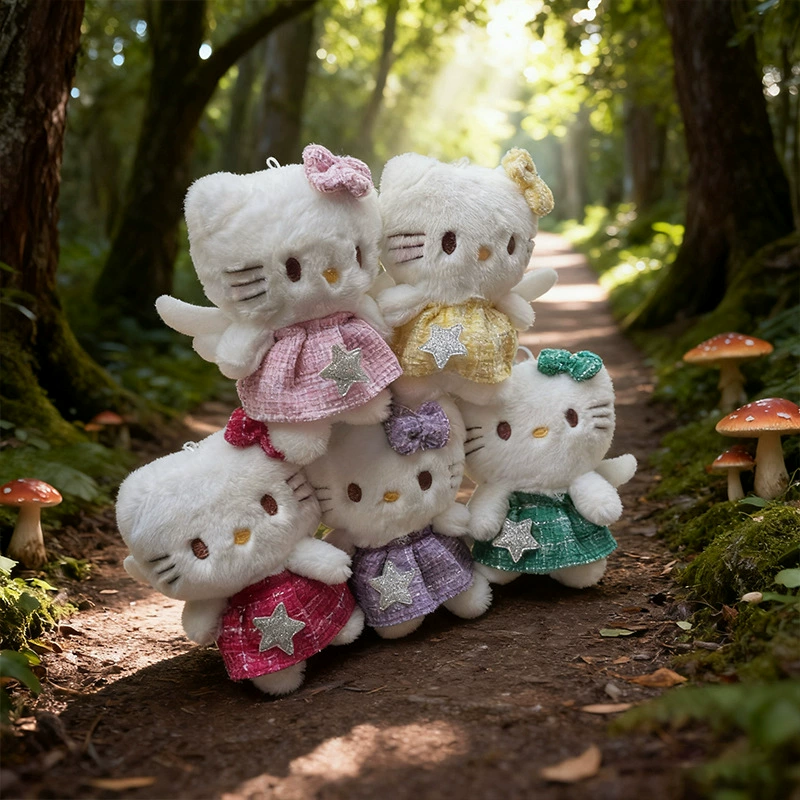 Hello Kitty, бархатный брелок, брендовый кулон, юбка, плюш, подарок на день рождения