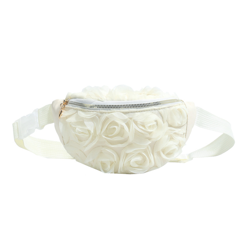 Dolce encaje rosa bolsas de pecho de chicas mini bolsas de cintura frescas transfronterizas nuevos accesorios para niños bolsas de moda