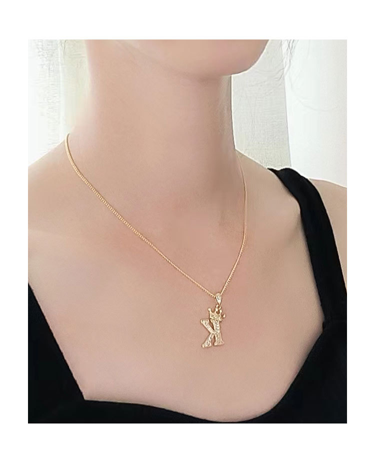 Pendant Jewelry Making Type Zircon Inlay Material DIY Jewelry Accessories Classification 1 Piece 925 Sterling Silver Zircon Letter Pendant