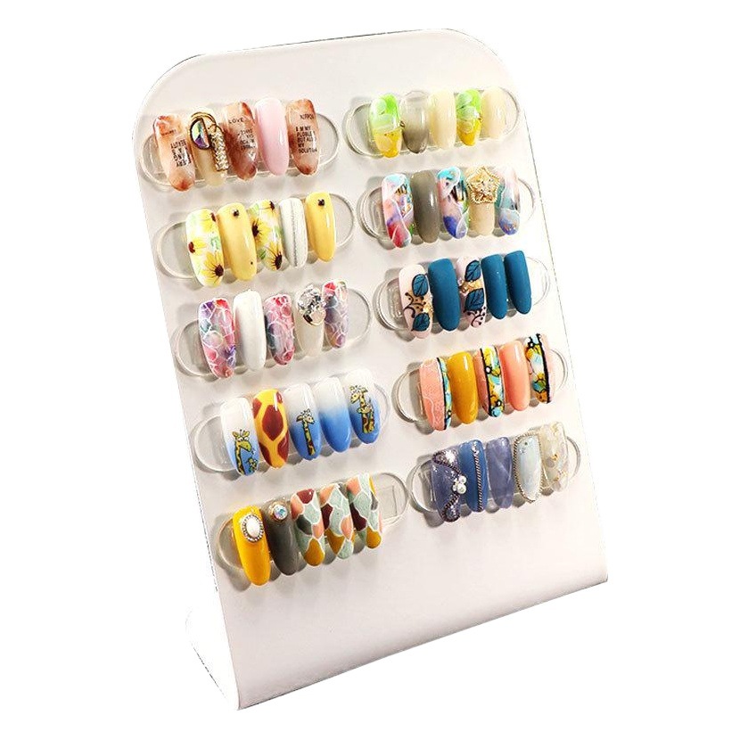 Nuevo arte de uñas transfronterizo Aurora color mágico tablero de visualización marco de trabajo imán pantalla tira de herramientas de arte de uñas especial