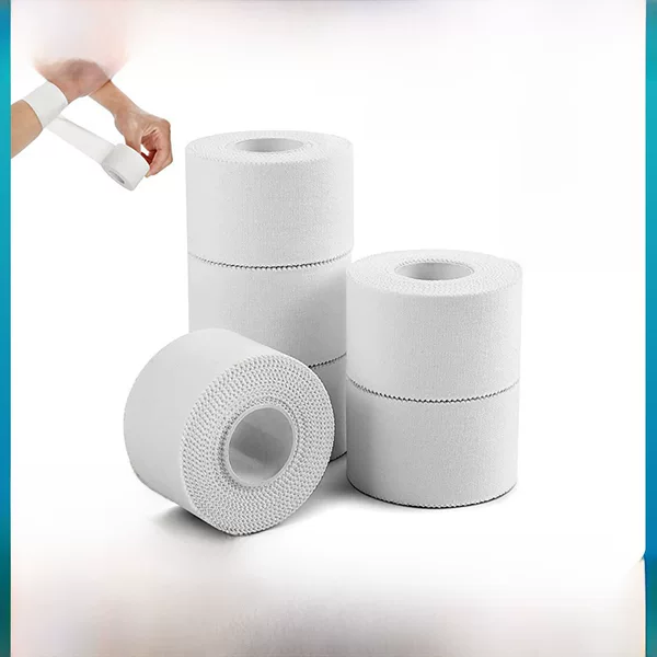 Manufacturer's Wrist and Ankle Protection White Protective Cotton Fixed Tape Tooth Edge Cotton Sports Tape White Patch Tape