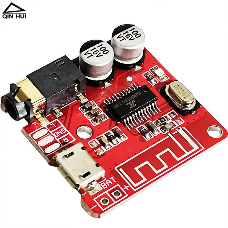 蓝牙5.0音频接收器板车载无线播放器diy高音响箱改装配件