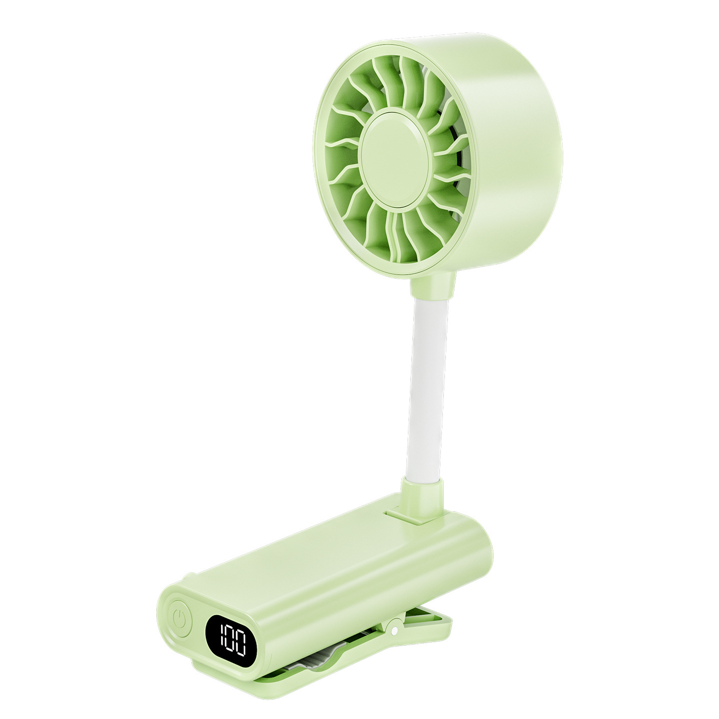 Mini ventilador multifuncional portátil al aire libre dormitorio USB ventilador de mano de escritorio pequeño ventilador de pantalla digital