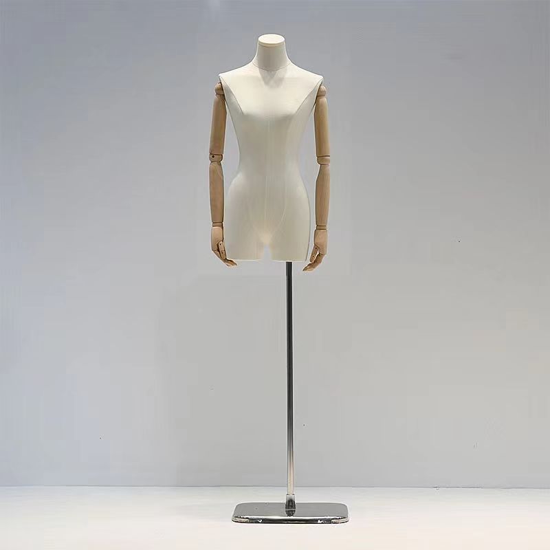 Modelo clavícula pequeña prop de pecho tienda de ropa modelo estante de exhibición de hombro plano ventana de ropa de mujer muestra busto modelo
