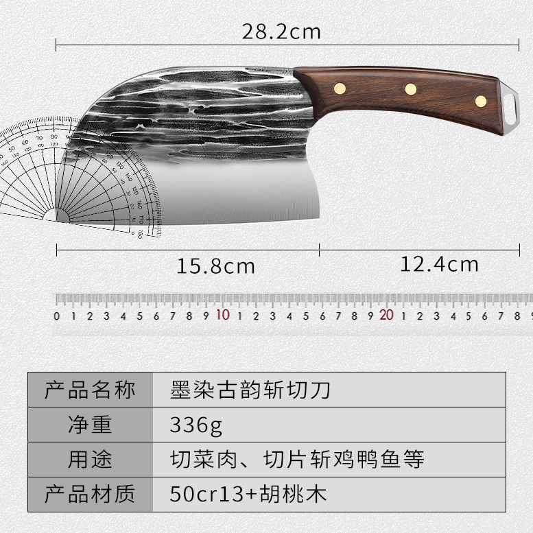 Cuchillos caseros de cocina de acero inoxidable cuchillo de cocina cortar cortes de carne cuchillo de forja cuchillo de hueso regular Yangjiang