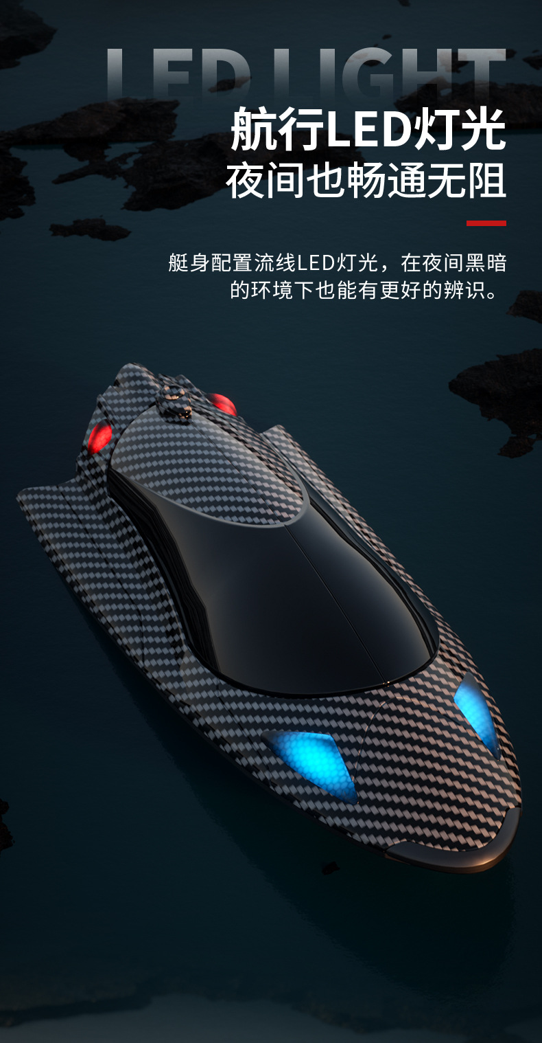 Title 15, Remote-control high-speed racing boat water toy...