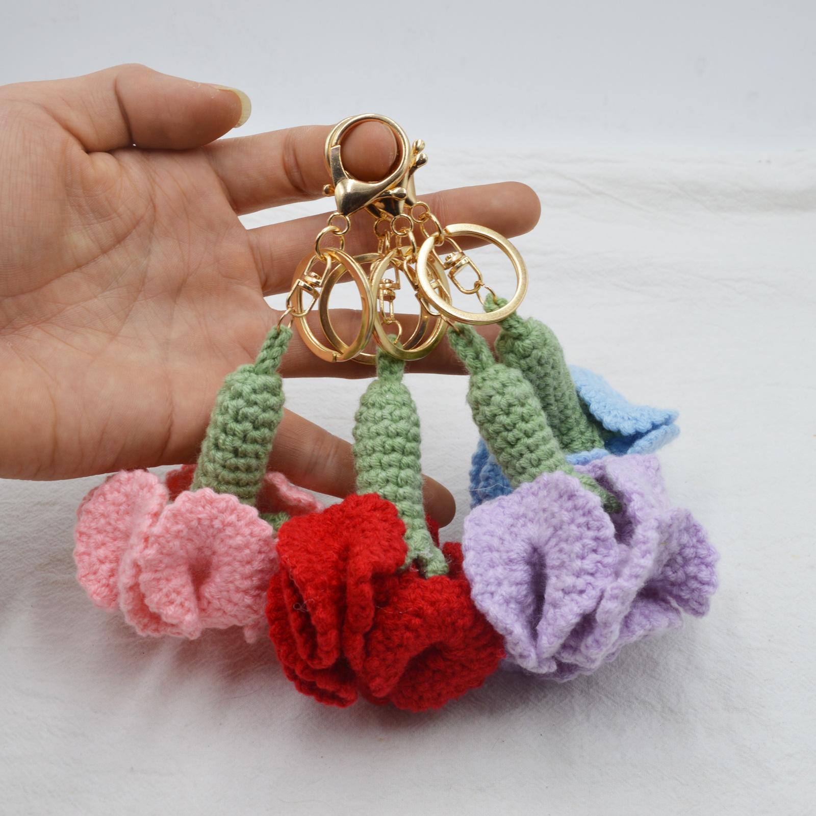 Brand creative keychain pearl for mother's day