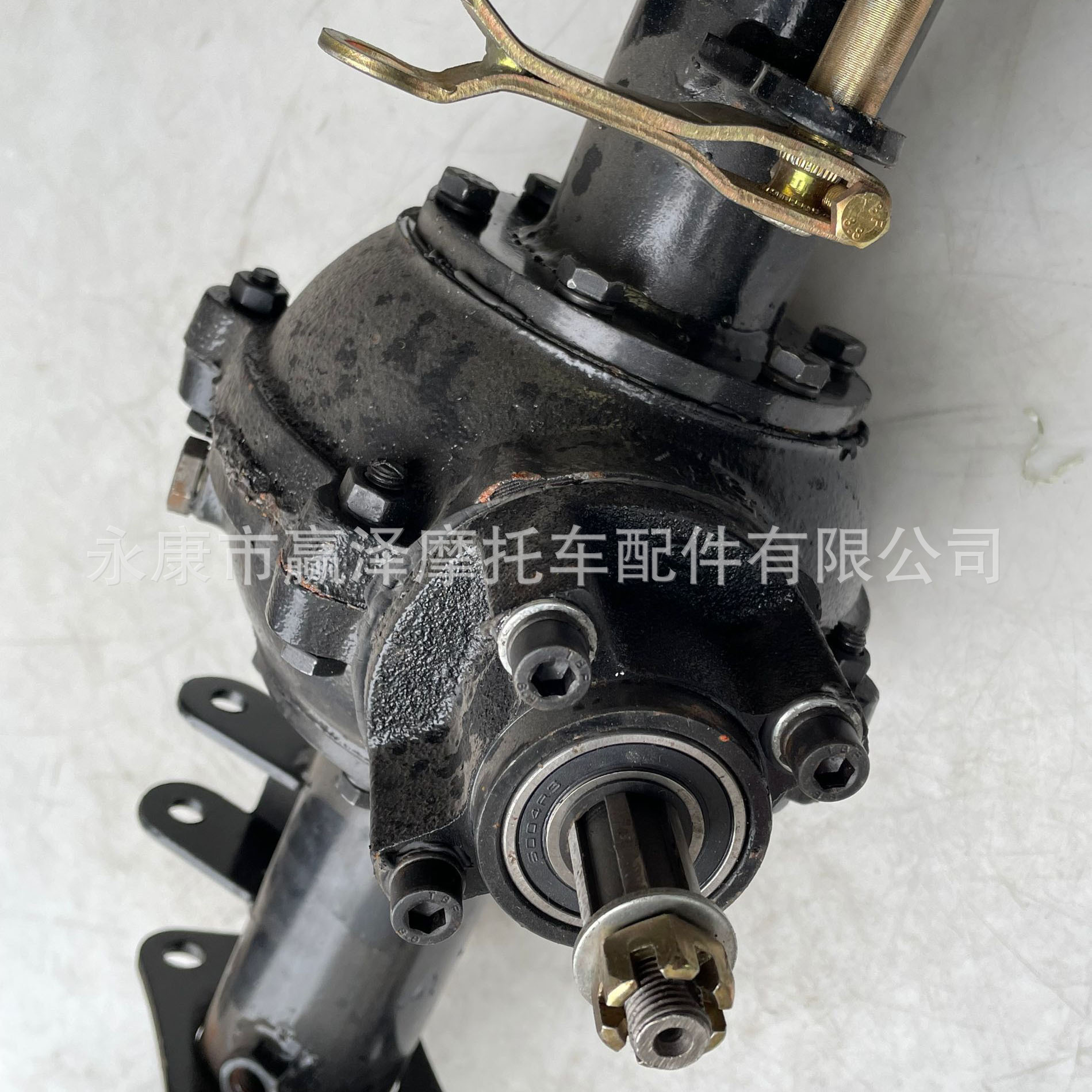 Modified go-kart, ATV, and motorcycle accessories: shaft drive differential, drum brake rear axle, gear box flange