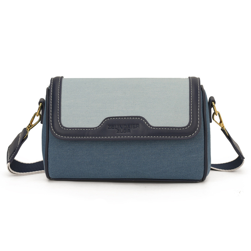 Jeans color casual bolso pequeño para mujeres 2026 nuevo nicho coreano de alto nivel retro versátil bolso de mochila