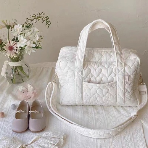 2024 New Korean Instagram Mommy Bag Lightweight Crossbody Large Capacity Fashion Mom Bag Multifunctional Handbag