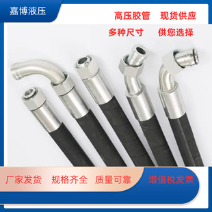 Temperature-Resistant High-Pressure Hose, High-Pressure Rubber Hose, Pre-Embedded Stainless Steel Joint, Hydraulic Hose, Oil-Resistant Hose, Hydraulic Special