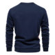 2024 autumn new men's long sleeve stitching sweater foreign trade men's casual slim crew neck sports pullover