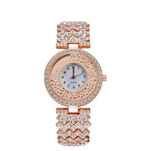 新款跨境镶钻手表女数字流沙滚珠ins学院风女士手链表批发石英表