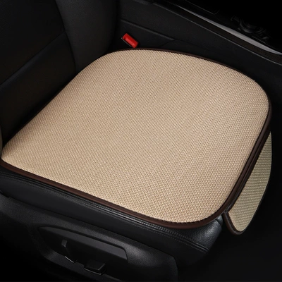 New car seat cushion all-car Seat cushion, seat cover - 1-single-cushion-warm-rice