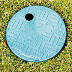 Plastic valve box, solenoid valve protection box for greening, garden engineering plastic water dispenser, underground valve well