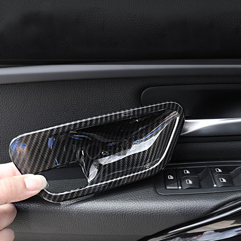 Suitable for BMW 3 Series 13-19 interior door bowl air vent trim modification with carbon fiber pattern