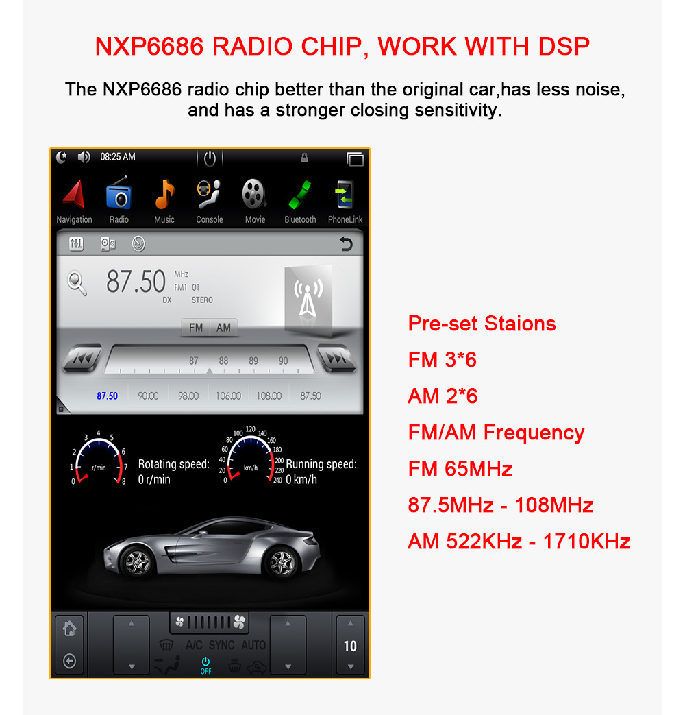 Toyota Tacoma/Hilux Modification Special 12.1inch Android Large-Screen High-Definition Reversing Image Display
