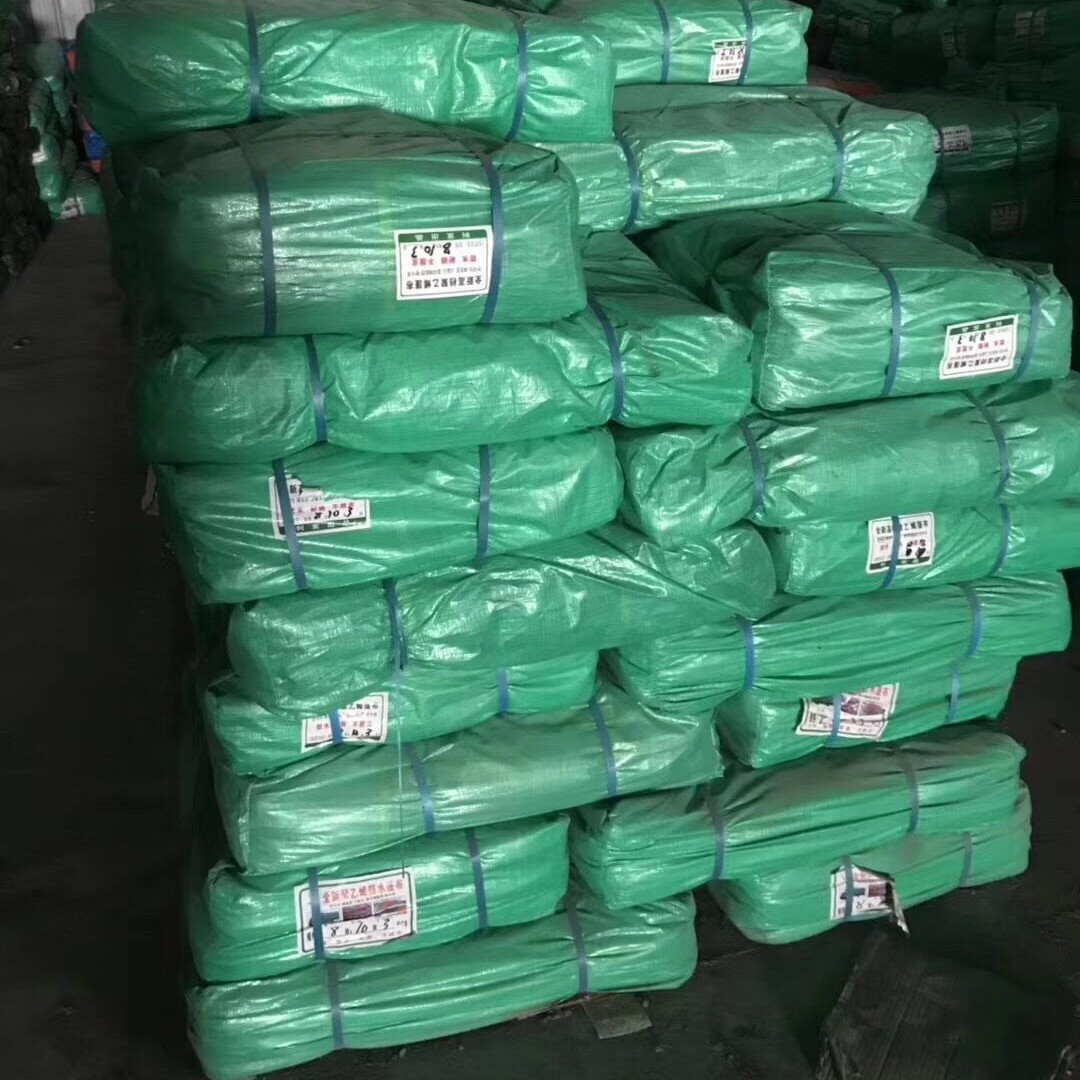 不脱皮抗老化耐扯耐拉水晶绿篷布厂家直供各种规格聚乙烯防雨篷布
