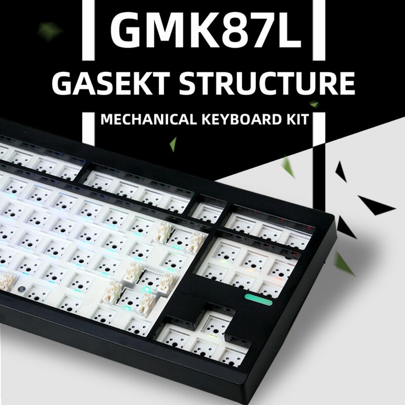 ZUOYA GMK87-L three-mold customized DIY mechanical keyboard kit supports hot-plug RGB backlight