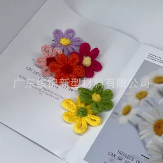 钩针编织手摇绣花布贴花个服装辅料装饰花朵箱包配件外贸Y8248