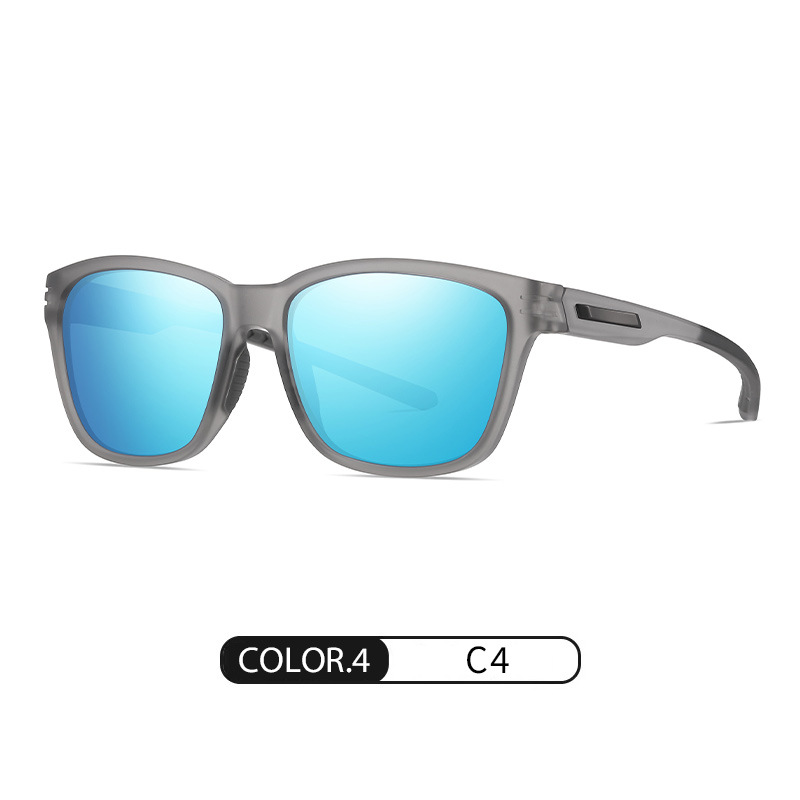 Nuevas gafas de sol polarizadas S12105 Gafas de sol deportivas de ocio de dos colores TR para hombres Gafas de sol de conducción de protección solar al aire libre