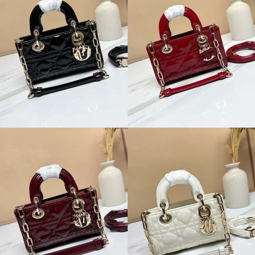 The handbags are new products from the 2025 Fall/Winter ready-to-wear collection, featuring the classic Lady D series' simple and elegant shoulder bag