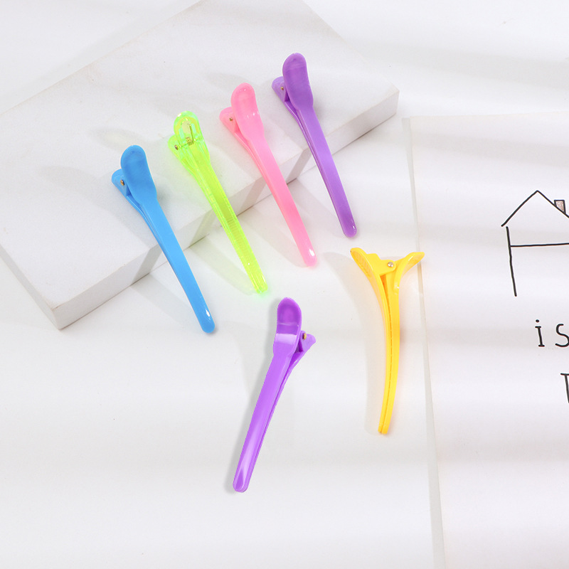 Factory wholesale plastic alligator clip large hair clip hair duck bill clip word hair clip Internet famous ins headdress hair clip