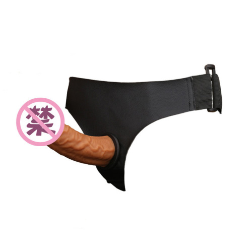 Wearable leather pants dildo wearable male dildo for men and women to use for lesbian sex adult products