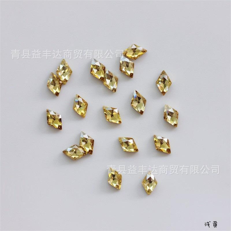 3*5mmと1.5*3mmの菱形歯科用ドリル3個/缶 超キラキラ歯科用ドリル DIY歯科用ドリル カラフル菱形歯科用ドリル|undefined
