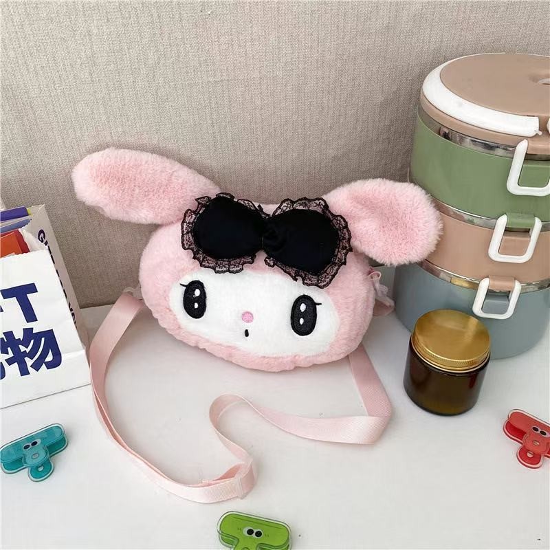ダーククロミメロディー大頭ぬいぐるみバックパック 2025 新しいパーソナライズされたかわいい漫画ショルダーバックパックギフト|undefined