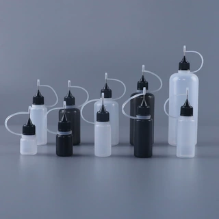 厂家定制10ml精油瓶30mlLDPE针孔塑料瓶50ml尖嘴瓶颜料针管瓶