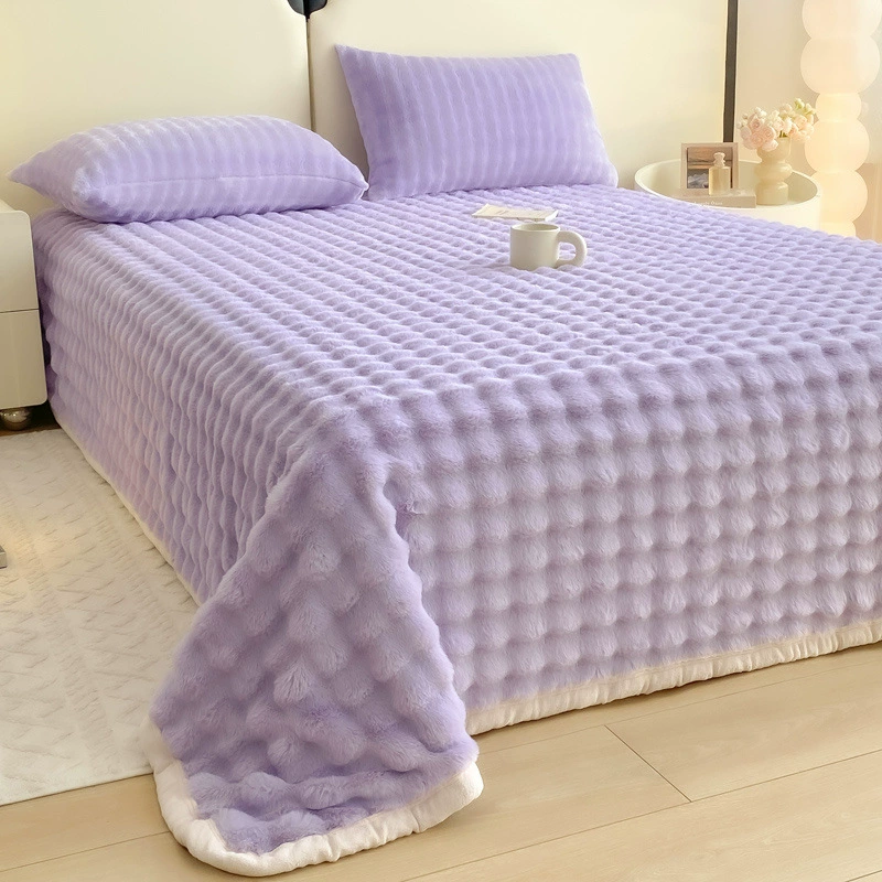 Fleece sheet, duvet, increased thickness