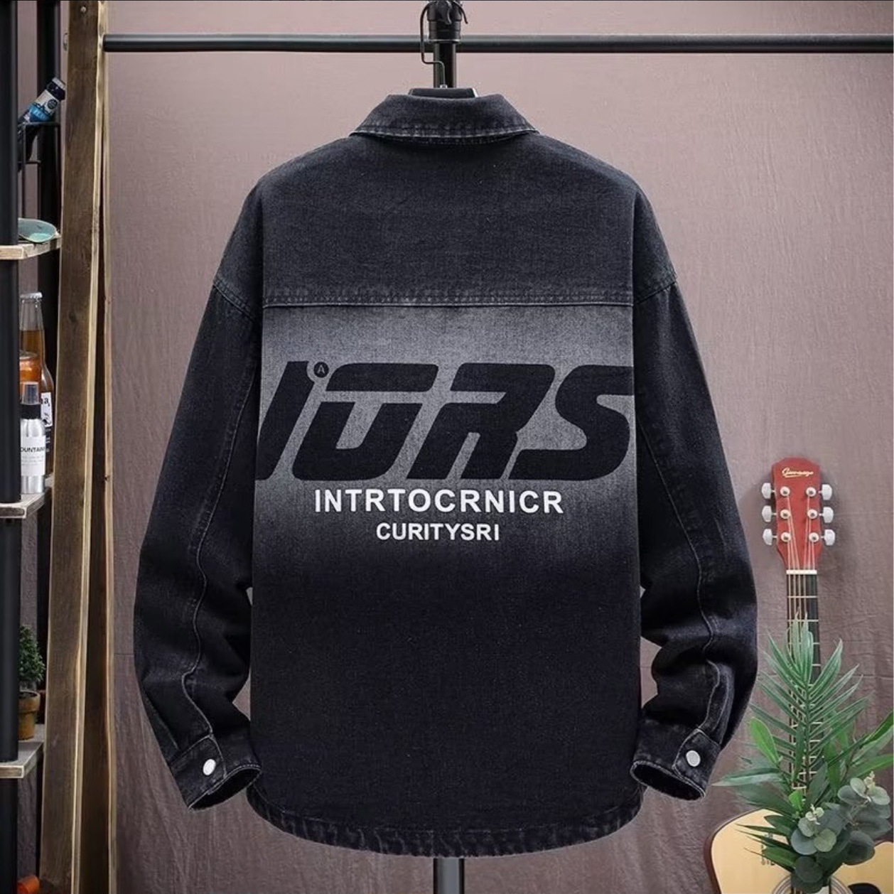 Men's clothing Spring and autumn denim jacket men's new loose new style youth high school junior high school student trendy clothes_voghion.com