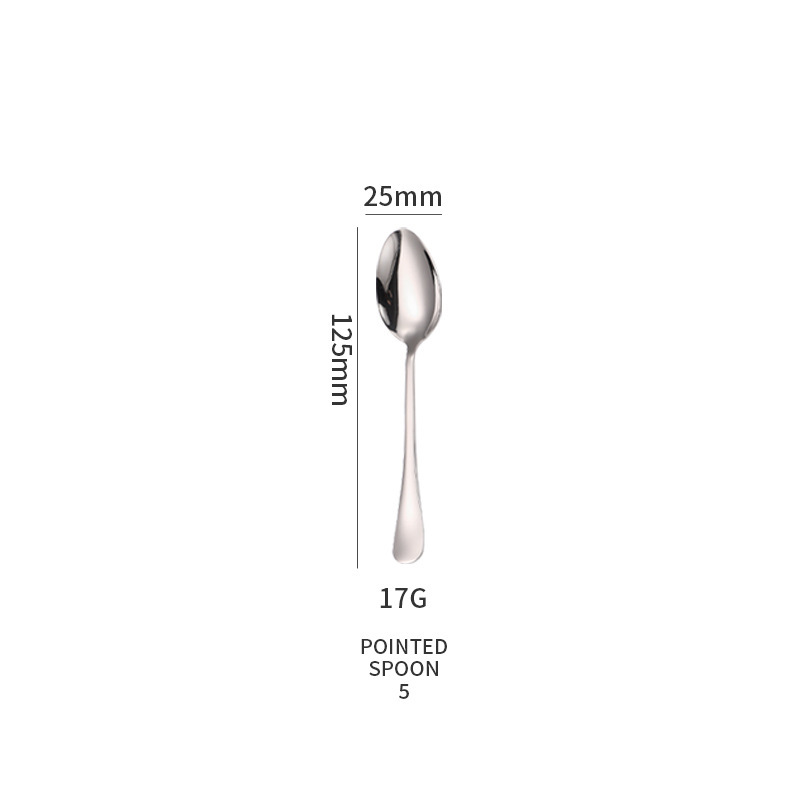 1010ステンレス食器ステーキナイフフォークスプーンサービス共通スプーン漏れコーヒー攪拌スプーン氷スプーンケーキシャベル卸売り|undefined