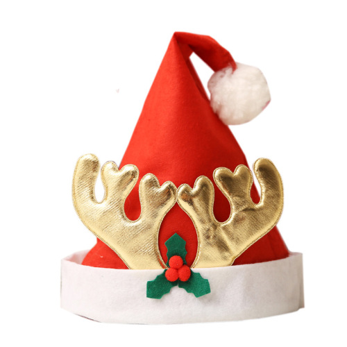 Christmas hat Christmas decorations for children and adults snowman old man deer red luminous antlers decoration dress