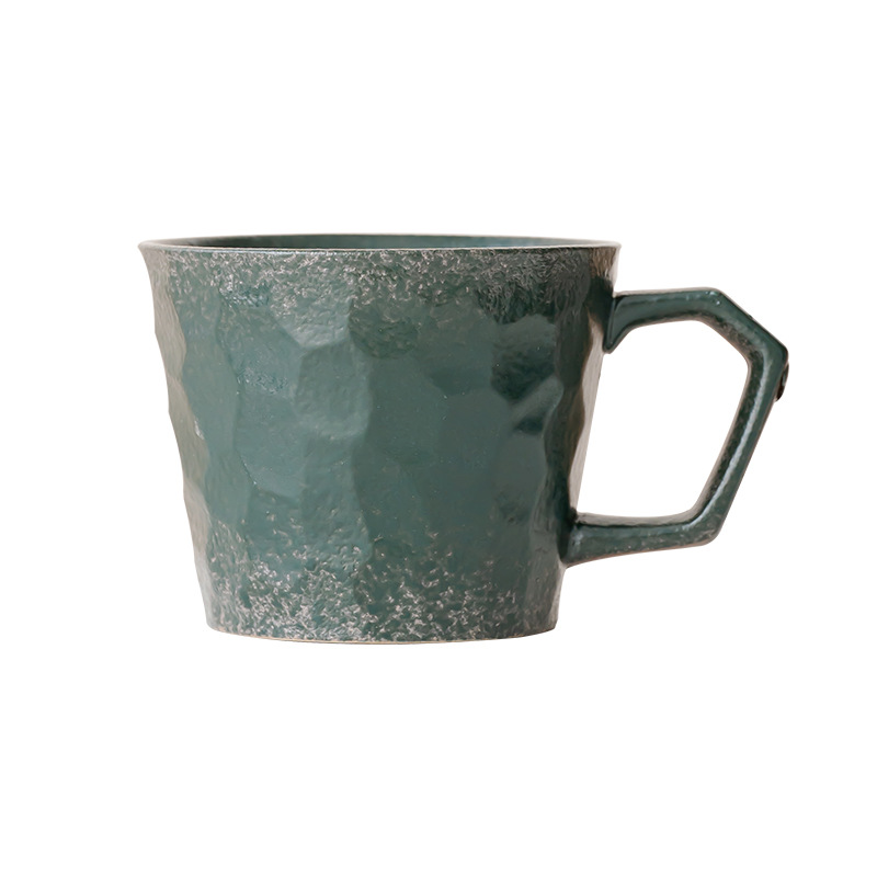 Taza de cerámica simple taza de agua de moda taza de café casera taza de desayuno taza de leche para hombres y mujeres de alto valor de regalo de taza