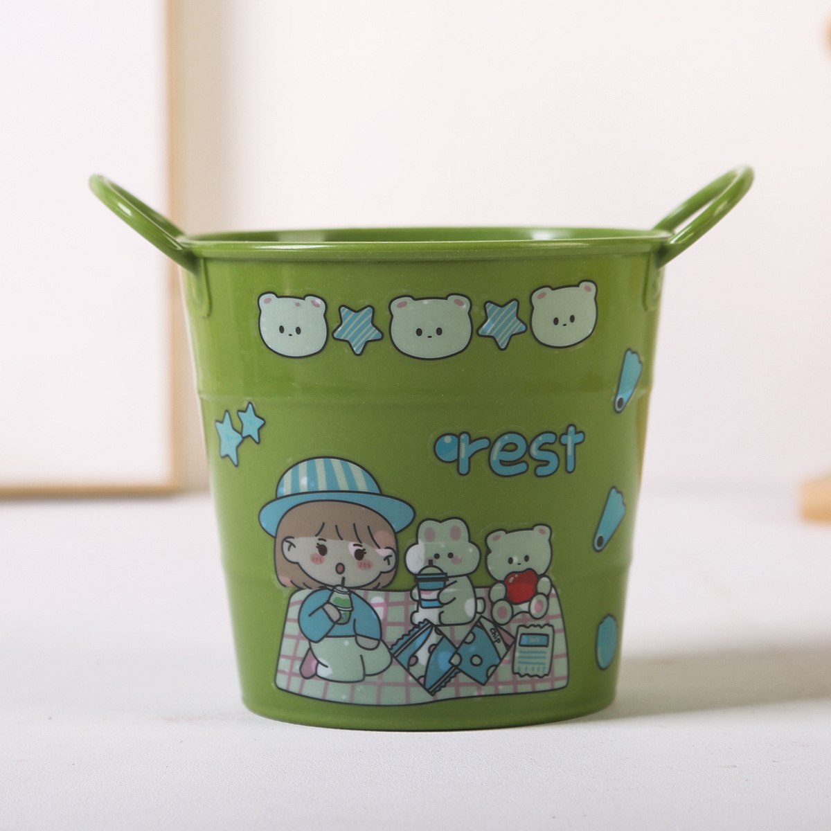 무작위 스티커 스타일 녹색