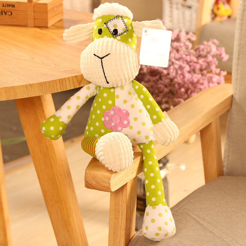 Comercio exterior para apaciguar a las muñecas, muñecas para dormir, muñecas, corderos, cachorros, feos y lindos juguetes de peluche de tela de empalme Abebe