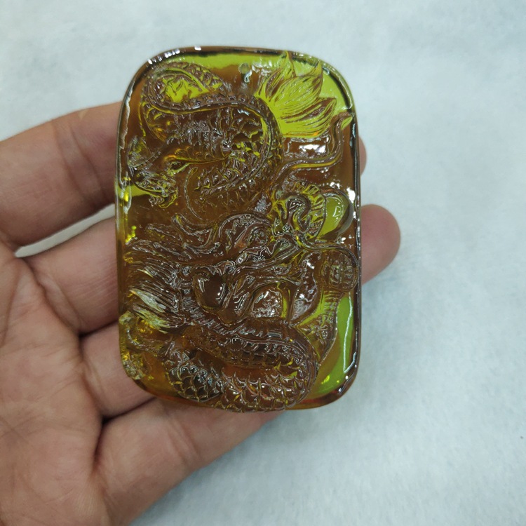 厂家生产定做批发墨西哥蓝珀吊坠墨西哥蓝珀原石荧光浮盐水有松香|ms