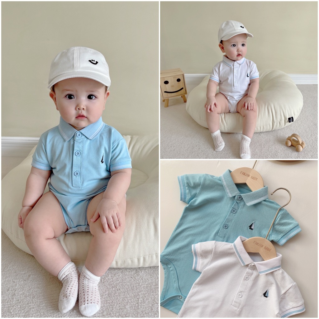 Infant and child Internet celebrity harem clothes for men and women, baby triangle crawl suits, newborn jumpsuits, fashionable and fart clothes, trendy summer clothes