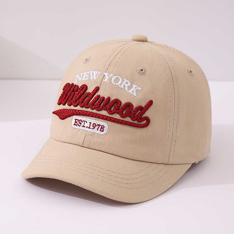 Sombreras de béisbol coreanas para niños primavera y otoño retro letras coreanas bordadas varones y niñas caprichos de boca de pato