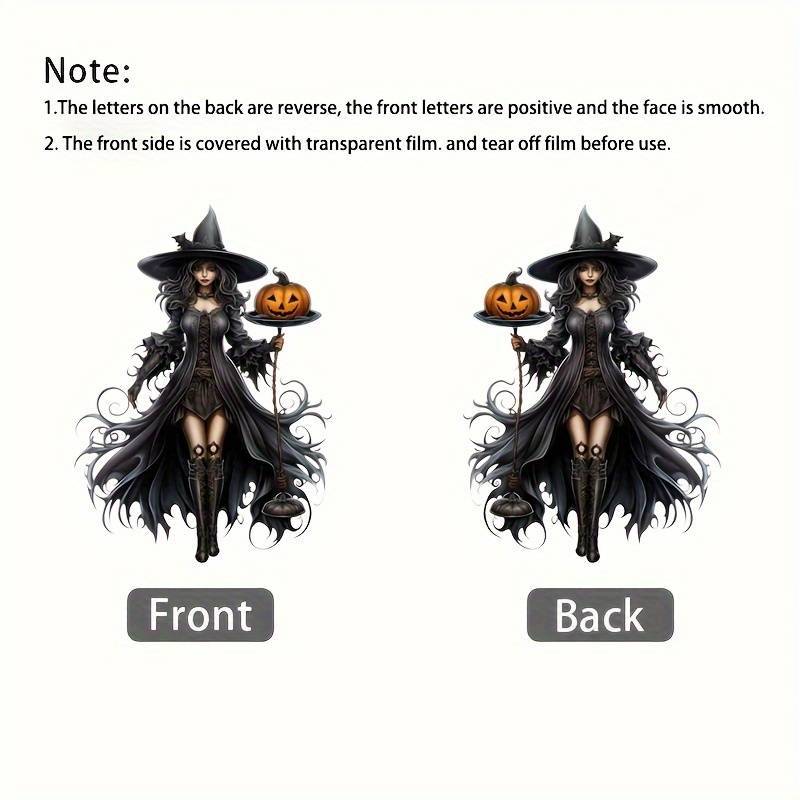 Nuevos productos de Halloween 2D guapo colgante de bruja acrílico plano transfronterizo colgante de automóvil decoración para el hogar