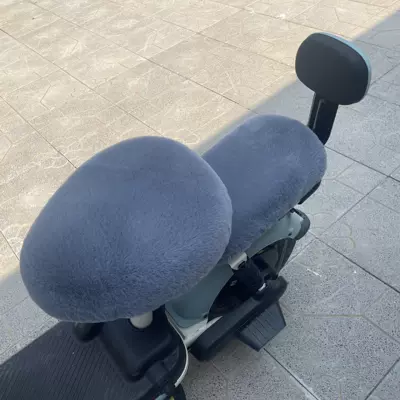 Electric Vehicle Plush Seat Cover Plus Other Electric Vehicle Accessories - thickened-gray-front-seat-rear-seat