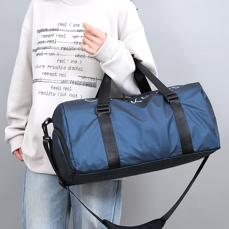 Sac de sport avec compartiments sec et humide, sac de voyage tendance et portable pour hommes et femmes_voghion.com
